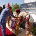 محافظ أسيوط ومدير الأمن يضعان إكليلًا من الزهور على النصب التذكاري للجندي المجهول احتفالًا بانتصارات أكتوبر - تواصل نيوز