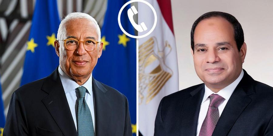 الرئيس السيسي ورئيس المجلس الأوروبي يؤكدان رفض محاولات تصفية القضية الفلسطينية أو تهجير الفلسطينيين - تواصل نيوز