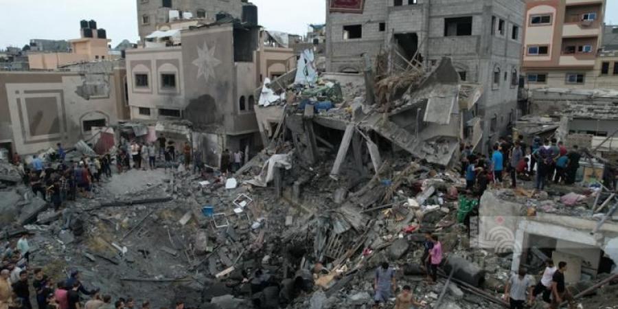 استشهاد 9 فلسطينيين في قصف الاحتلال عدة مناطق بغزة - تواصل نيوز