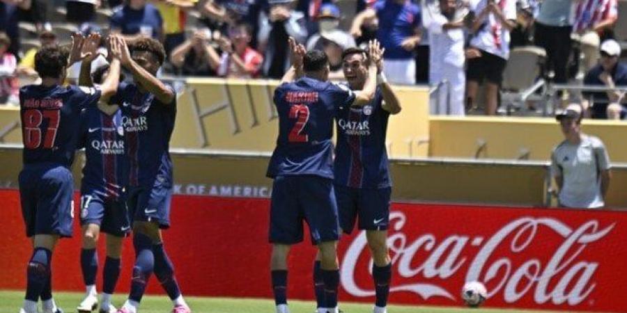 شاهد الان - باريس سان جيرمان يتقدم على أتلتيكو مدريد بثناية في الشوط بمونديال الأندية «فيديو» - تواصل نيوز