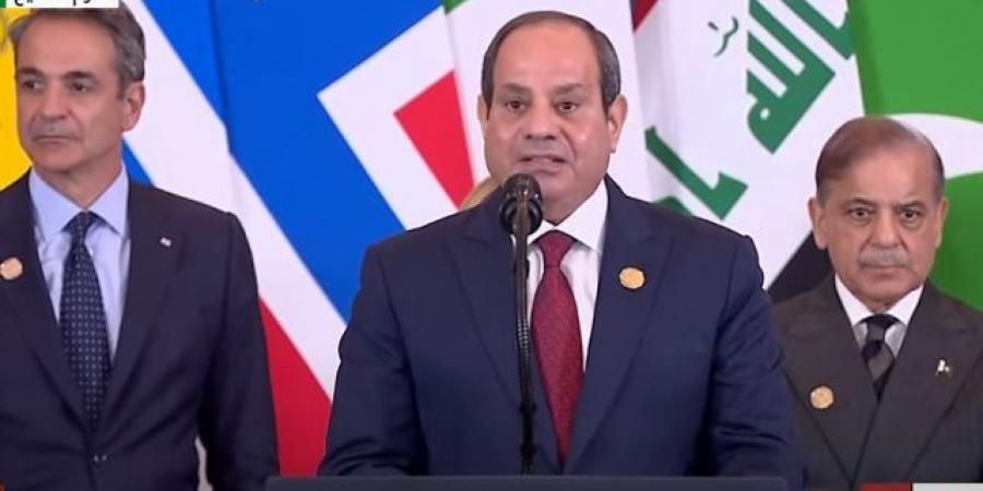 الرئيس السيسي: نطوي صفحة الحرب في غزة ونفتح عهدًا جديدًا للشرق الأوسط - تواصل نيوز
