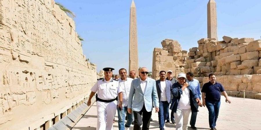 محافظ الأقصر يتفقد المواقع الأثرية مع بدء الموسم السياحي - صحيفة تواصل