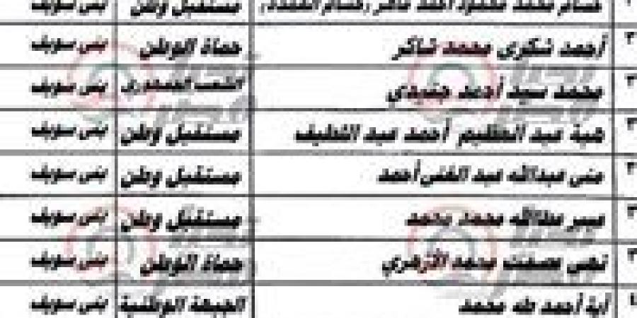 تحيا مصر ينشر القائمة الوطنية لخوض انتخابات النواب في شمال ووسط وجنوب الصعيد - تواصل نيوز