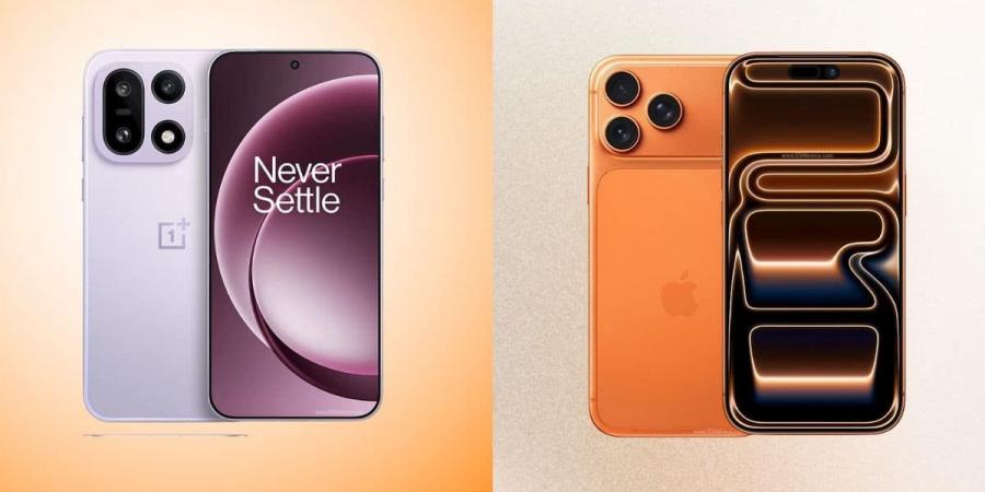 مقارنة بين هاتفي OnePlus 15 و iPhone 17 Pro Max - تواصل نيوز