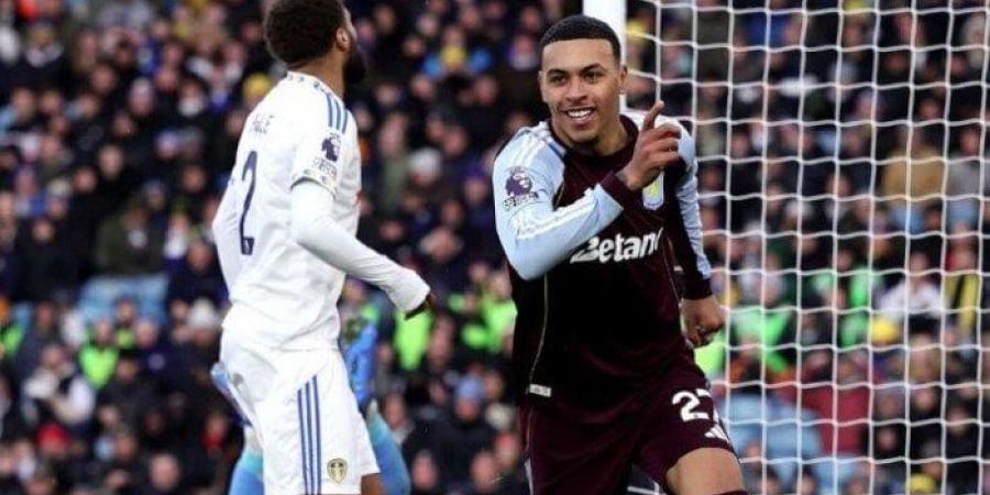 أستون فيلا يقتحم المربع الذهبي في البريميرليج بفوز ثمين على ليدز يونايتد - تواصل نيوز