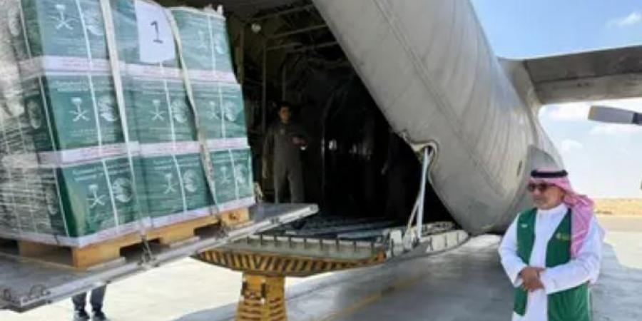 طائرة مساعدات سعودية تصل مطار العريش لصالح الفلسطينيين بقطاع غزة - تواصل نيوز
