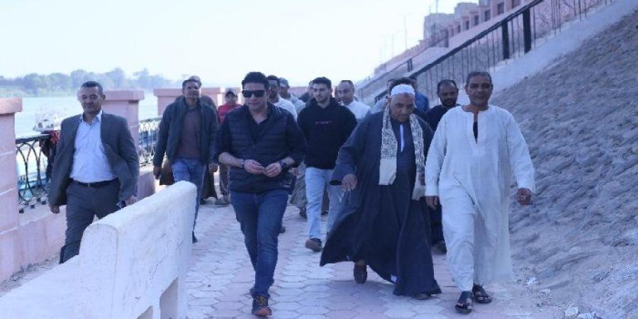 نائب محافظ سوهاج يستجيب لدعوة أهالي الجزيرة المستجدة بمركز المنشاة - تواصل نيوز