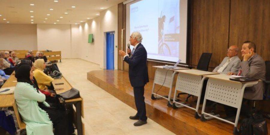 جامعة العلمين الدولية تستضيف خبير الصحة العامة العالمي سلمان الرواف - تواصل نيوز