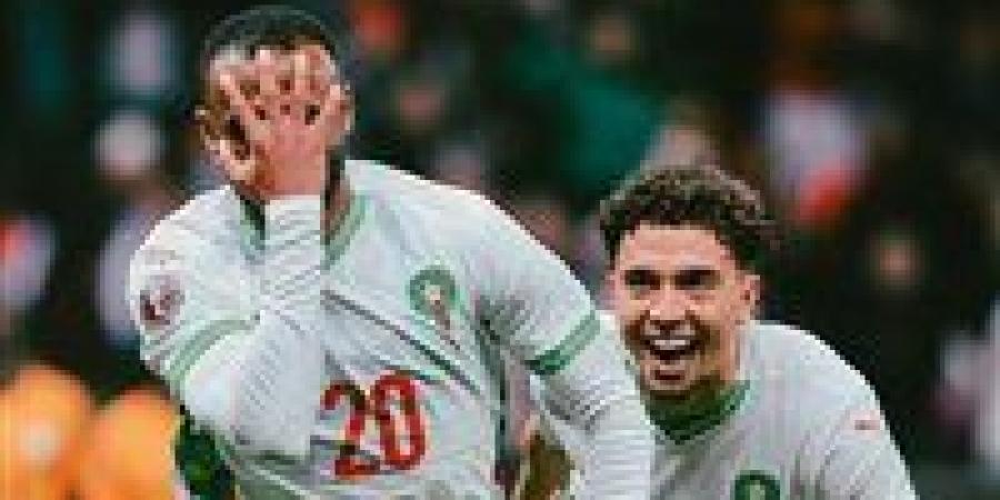 من كوكب آخر: أيوب الكعبي يسجل هدف عالمي لمنتخب المغرب في مرمى زامبيا بكأس أمم أفريقيا - تواصل نيوز