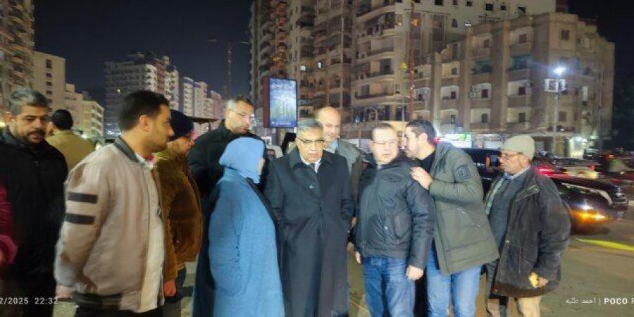 محافظ الدقهلية يتفقد أعمال إصلاح تسرب مياه بشارع قناة السويس - تواصل نيوز