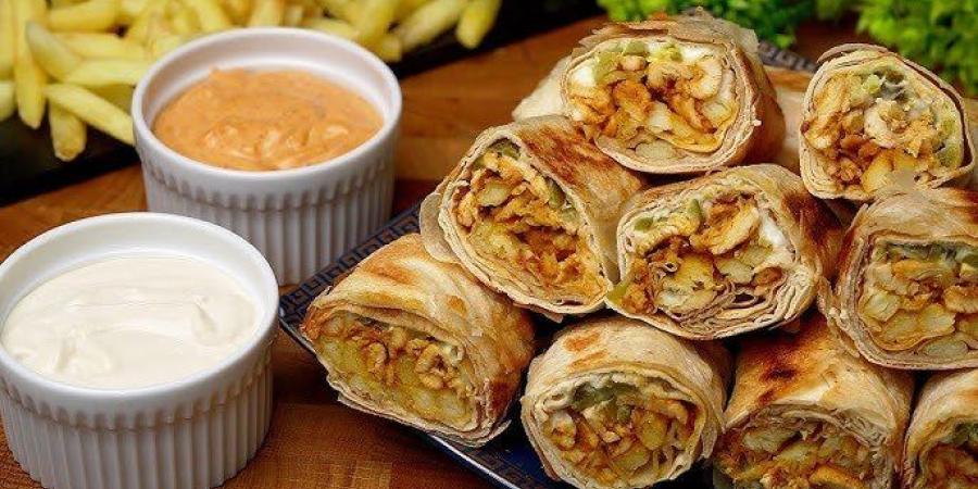 زي المطاعم.. طريقة عمل شاورما الفراخ في المنزل - تواصل نيوز