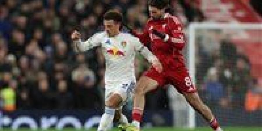 الدوري الإنجليزي الممتاز: تعادل سلبي يحسم الشوط الأول بين ليفربول وليدز يوناتيد رغم استحواذ الريدز - تواصل نيوز