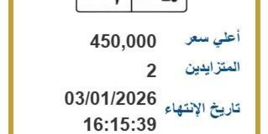 اقتربت من نصف مليون جنيه.. المرور تطرح لوحة سيارة مميزة للتزايد - تواصل نيوز