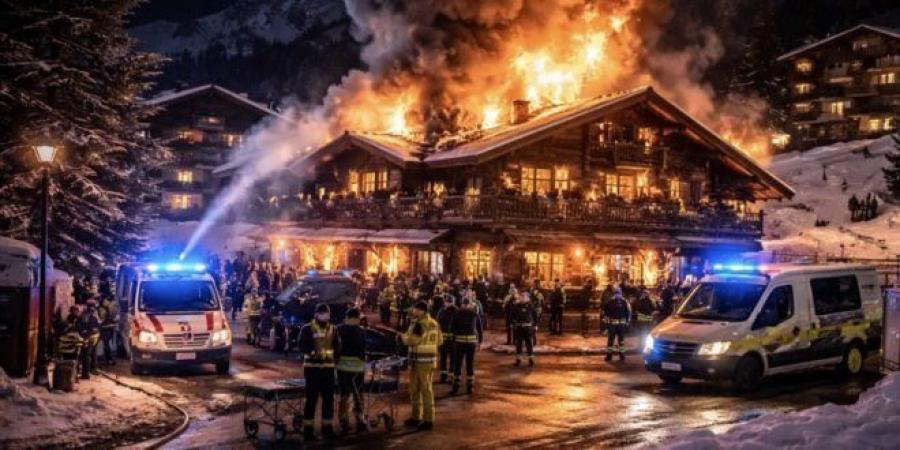 الخارجية الفرنسية: إصابة 14 مواطنا في حريق منتجع تزلج بسويسرا و8 مفقودين - تواصل نيوز