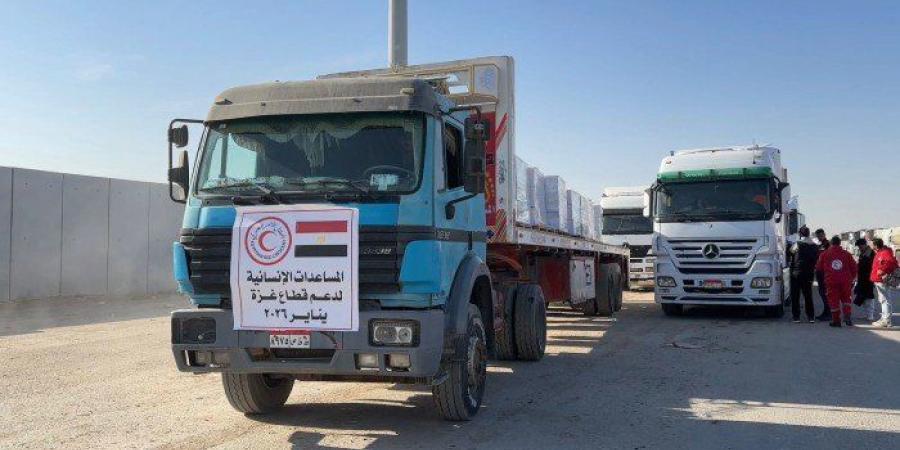 مصر تواصل دعم غزة.. انطلاق قافلة المساعدات الإنسانية رقم 118 عبر معبر رفح - تواصل نيوز