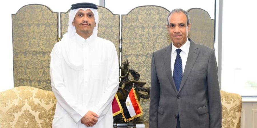 وزير الخارجية يستقبل رئيس مجلس الوزراء وزير خارجية قطر لبحث العلاقات الثنائية والتطورات الإقليمية - تواصل نيوز