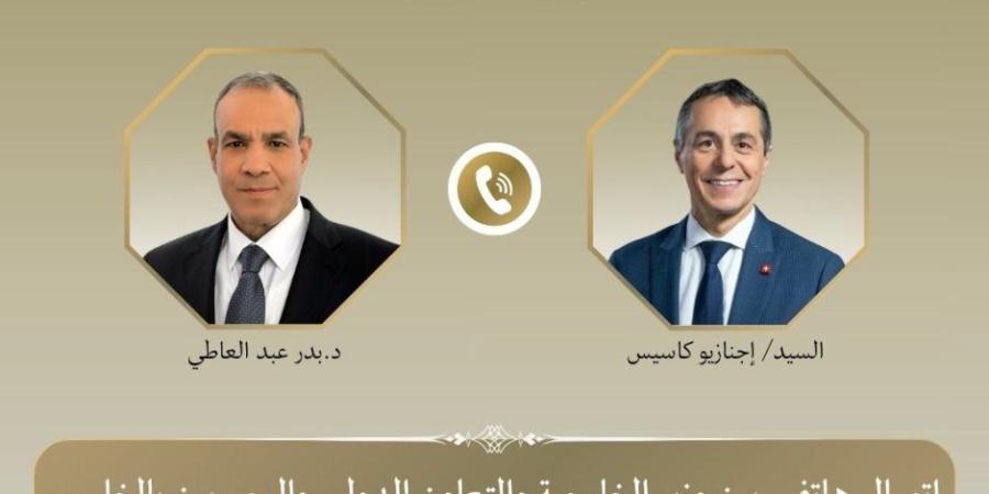 اتصال هاتفي بين وزير الخارجية ونظيره السويسري لبحث العلاقات الثنائية والتطورات الإقليمية - تواصل نيوز