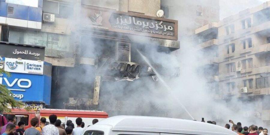 اندلاع حريق داخل محل كشري في بنها - تواصل نيوز