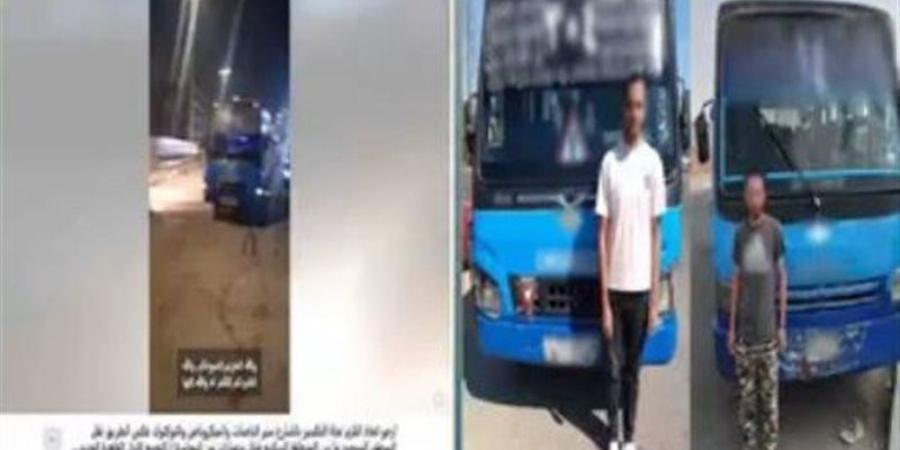 بسبب السير عكس الاتجاه.. حجز قائدي ميني باص التجمع وفحص الفيديو المتداول - تواصل نيوز