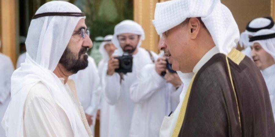 ممثل أمير الكويت يقدم واجب العزاء بوفاة الشيخ أحمد بن راشد آل مكتوم - تواصل نيوز