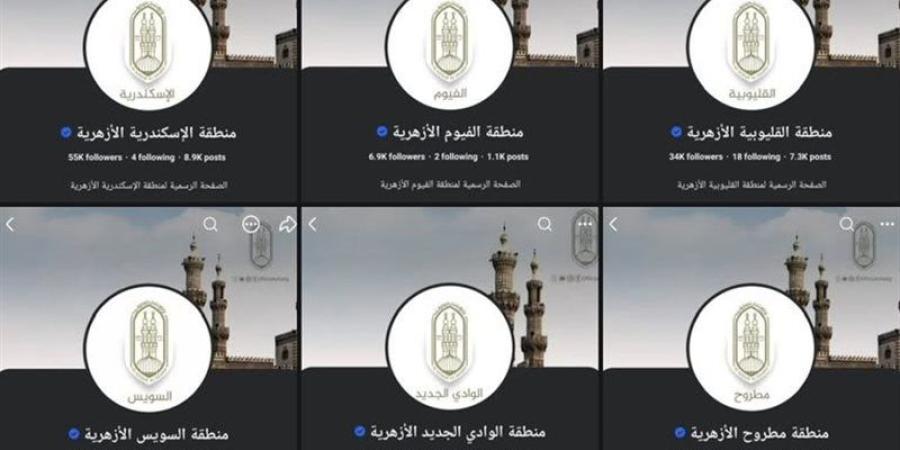 توثيق «الصفحات الرسمية للمناطق الأزهرية» على مواقع التواصل الاجتماعي - تواصل نيوز