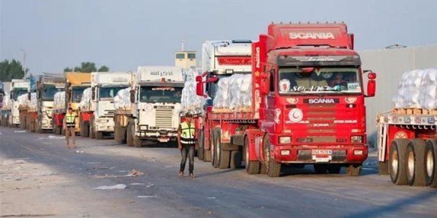 «زاد العزة» الـ 284.. قافلة مساعدات مصرية جديدة تنطلق إلى قطاع غزة - تواصل نيوز
