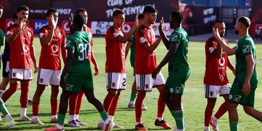 لقطات من مباراة الأهلي والاتحاد المصراتي الليبي الودية - تواصل نيوز