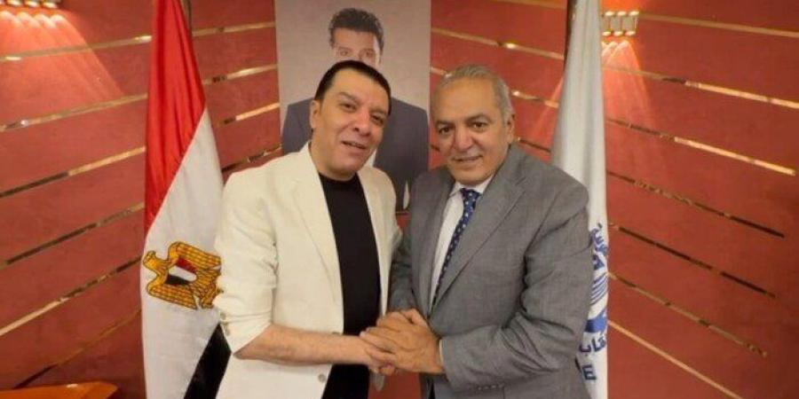 مصطفى كامل يستقبل نقيب الفنانين الأردني لبحث التعاون الفني المشترك - تواصل نيوز