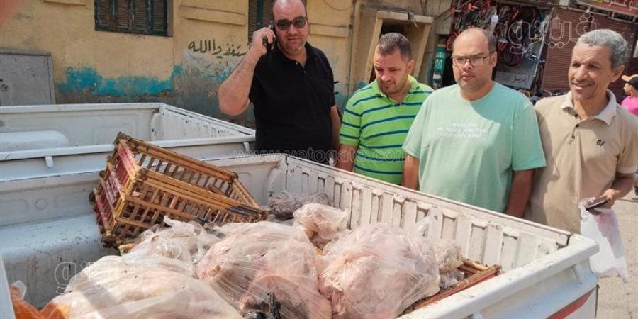 ضبط 500 كيلو لحوم فاسدة داخل مطعم ببني سويف - تواصل نيوز