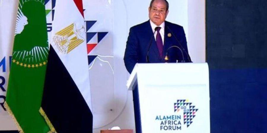 ننشر نص كلمة الرئيس السيسي في افتتاح منتدى «العلمين - أفريقيا للأعمال» - تواصل نيوز