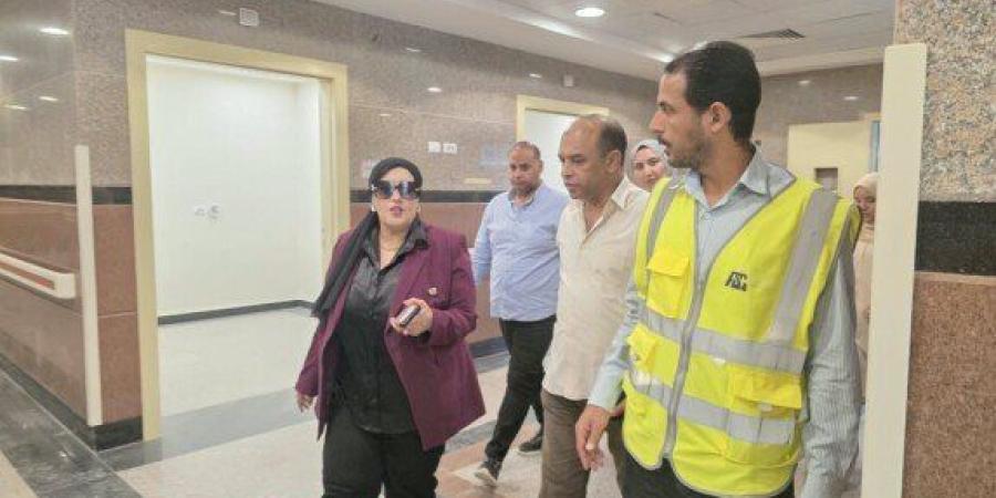 مدير صحة الغربية تتفقد مستشفى السنطة المركزي الجديد.. نسب التنفيذ تتجاوز 95% - تواصل نيوز