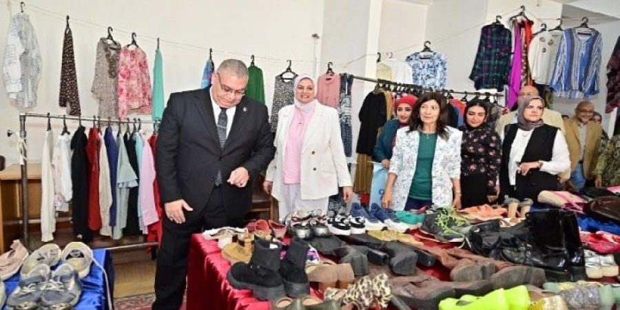 جامعة الإسكندرية تطلق السوق الخيري الثاني للملابس لدعم الطلاب - تواصل نيوز
