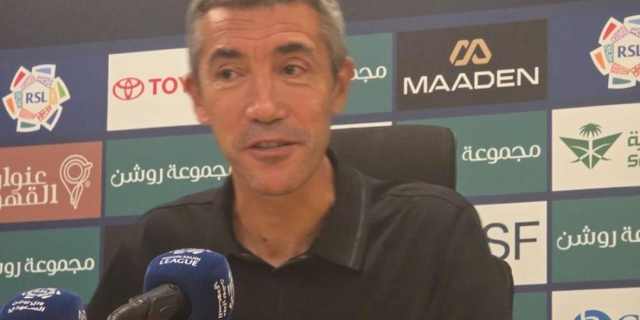 برونو لاج: نحتاج إلى الوقت لبناء فريق قوي.. ولست راضيًا عن طريقة استقبال الأهداف أمام النصر - تواصل نيوز