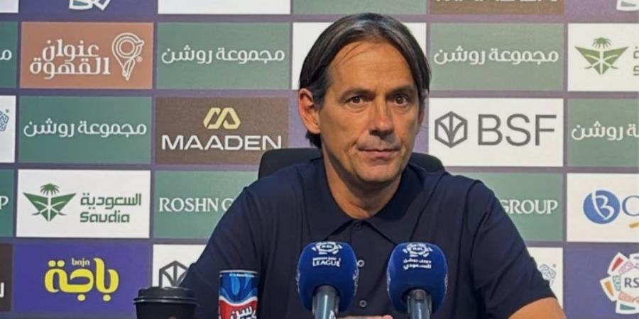 إلغاء المؤتمر الصحفي لإنزاغي قبل مواجهة الهلال والسد - تواصل نيوز