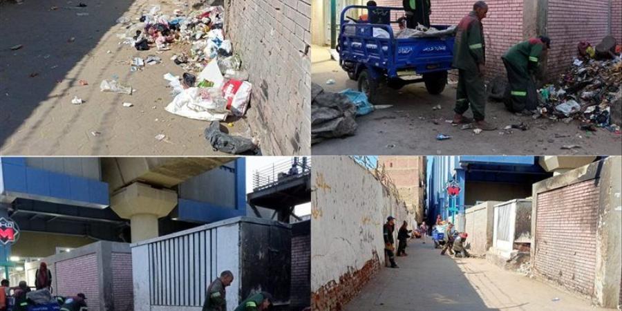 محافظة الجيزة تكثف حملات النظافة بكباري المشاة في إمبابة والعجوزة والعمرانية - تواصل نيوز