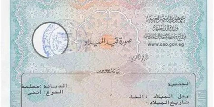 استخراج شهادة ميلاد مصرية لمولود بالخارج، الأوراق المطلوبة وخطوات التقديم ومدة الإصدار - تواصل نيوز