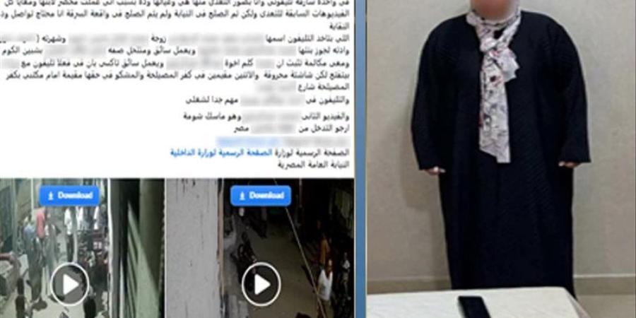 ضبط سيدة بالمنوفية لاتهامها بسرقة هاتف محمول خلال مشاجرة بسبب خلافات الجيرة - تواصل نيوز