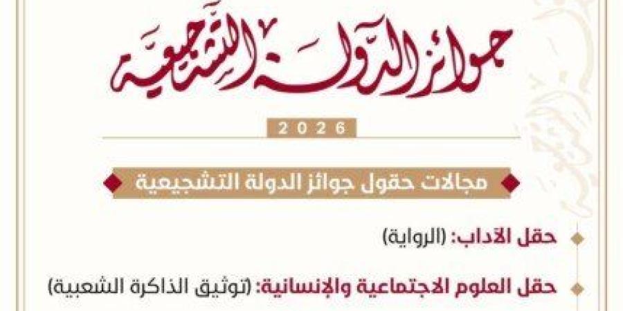 جوائز الدولة التشجيعية 2026.. شروط التقديم وقيمة الجوائز - تواصل نيوز