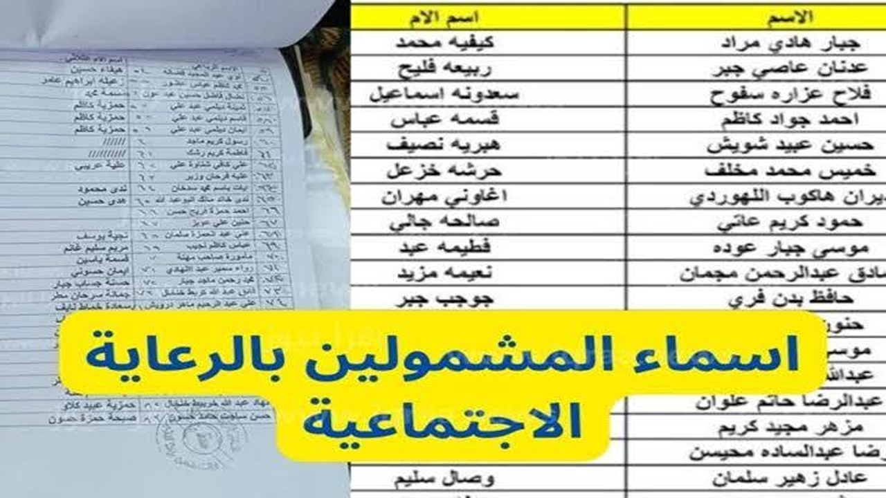 رسمياً .. إعلان أسماء المشمولين بالرعاية الاجتماعية الوجبة السابعة 2025 في العراق عبر منصة مظلتي
