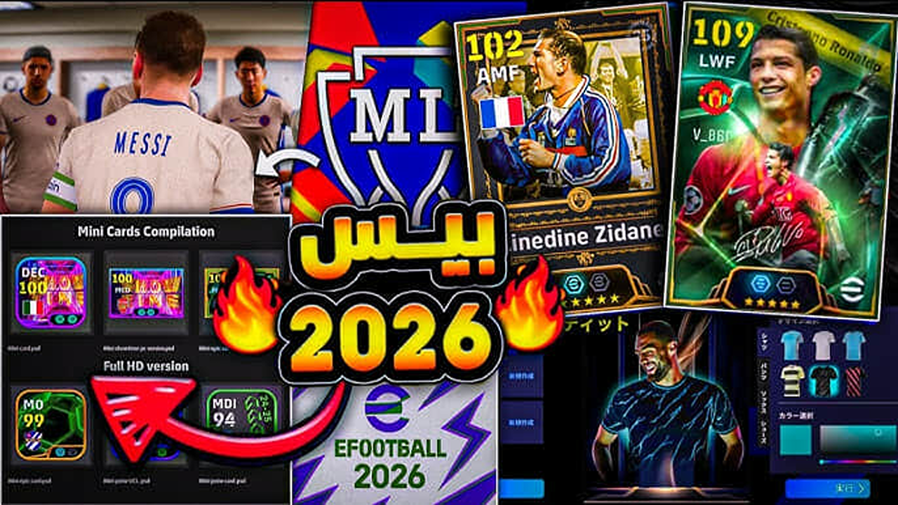 بكج ميسي مجانا وكوينزات وهدايا.. تنزيل تحديث eFootball 2026 للأيفون والاندوريد بخطوات سهلة وبسيطة