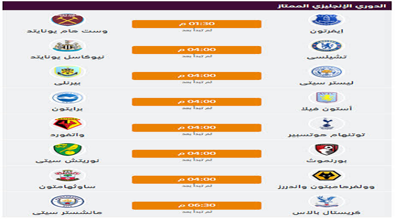 موعد مباريات الدوري الإنجليزي الممتاز موسم 2025-2026 وجدول انطلاق الجولة الأولى