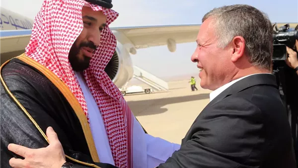 العاهل الأردني يتوجه إلى السعودية لعقد لقاء مع الأمير محمد بن سلمان