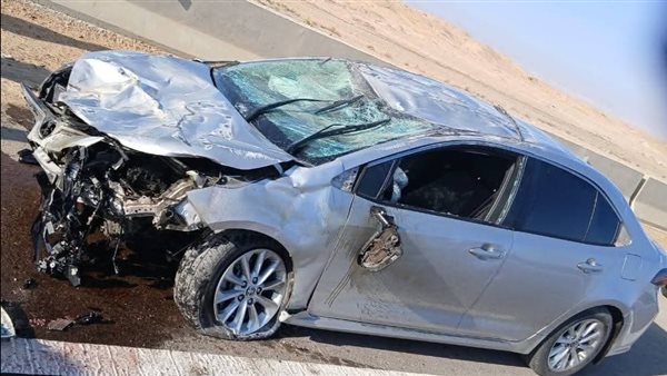 حادث تصادم بين سيارتي ملاكي في مطروح يسفر عن إصابات