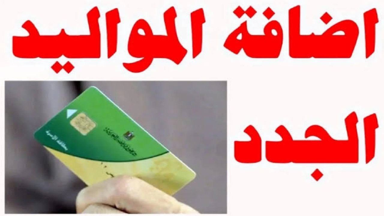 إضافة المواليد على البطاقة التموينية ضمن الإجراءات الحكومية لتخفيف العبء عن الأسر وتوسيع قاعدة المستفيدين