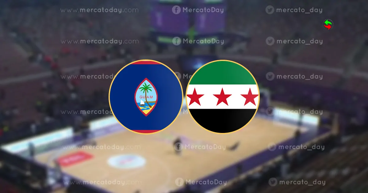 شاهدوا مباراة سوريا وغوام في كأس آسيا 2025 لكرة السلة