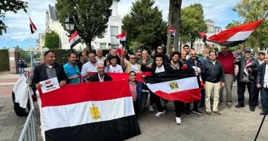 أبناء الجالية المصرية بهولندا يتضامنون مع وطنهم