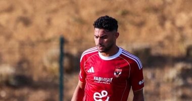 الأهلي يستعد لمباراة فاركو دون ياسر إبراهيم بسبب الإصابة