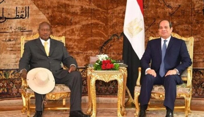 الرئيس الأوغندي يثمن دعم السيسي في توفير اللقاحات لأوغندا