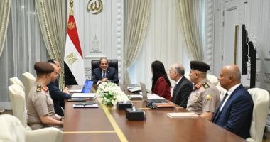 السيسي يشدد على أهمية ترشيد استهلاك المياه في الزراعة والصناعة