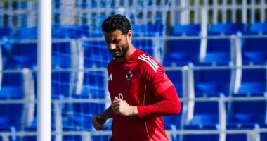 الشناوي يستعد لحماية مرمى الأهلي ضد فاركو غداً في الدوري